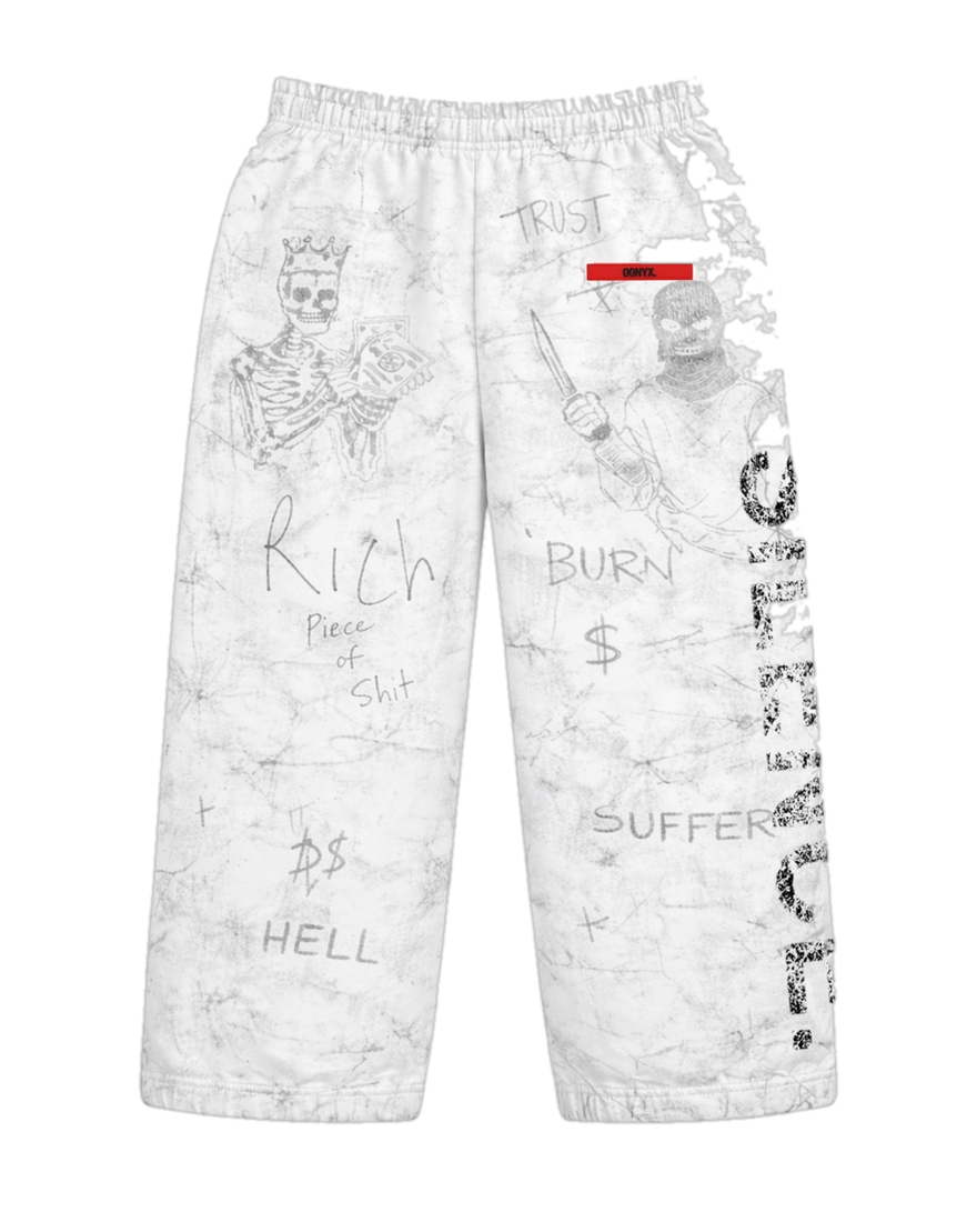 Stencil 3/4 length shorts